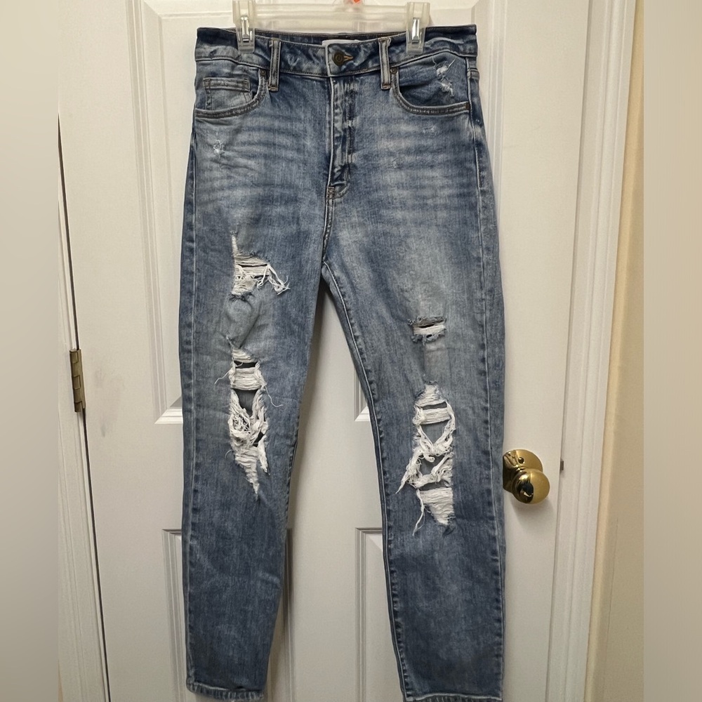 Oasis ripped jeans, size 5, medium washed